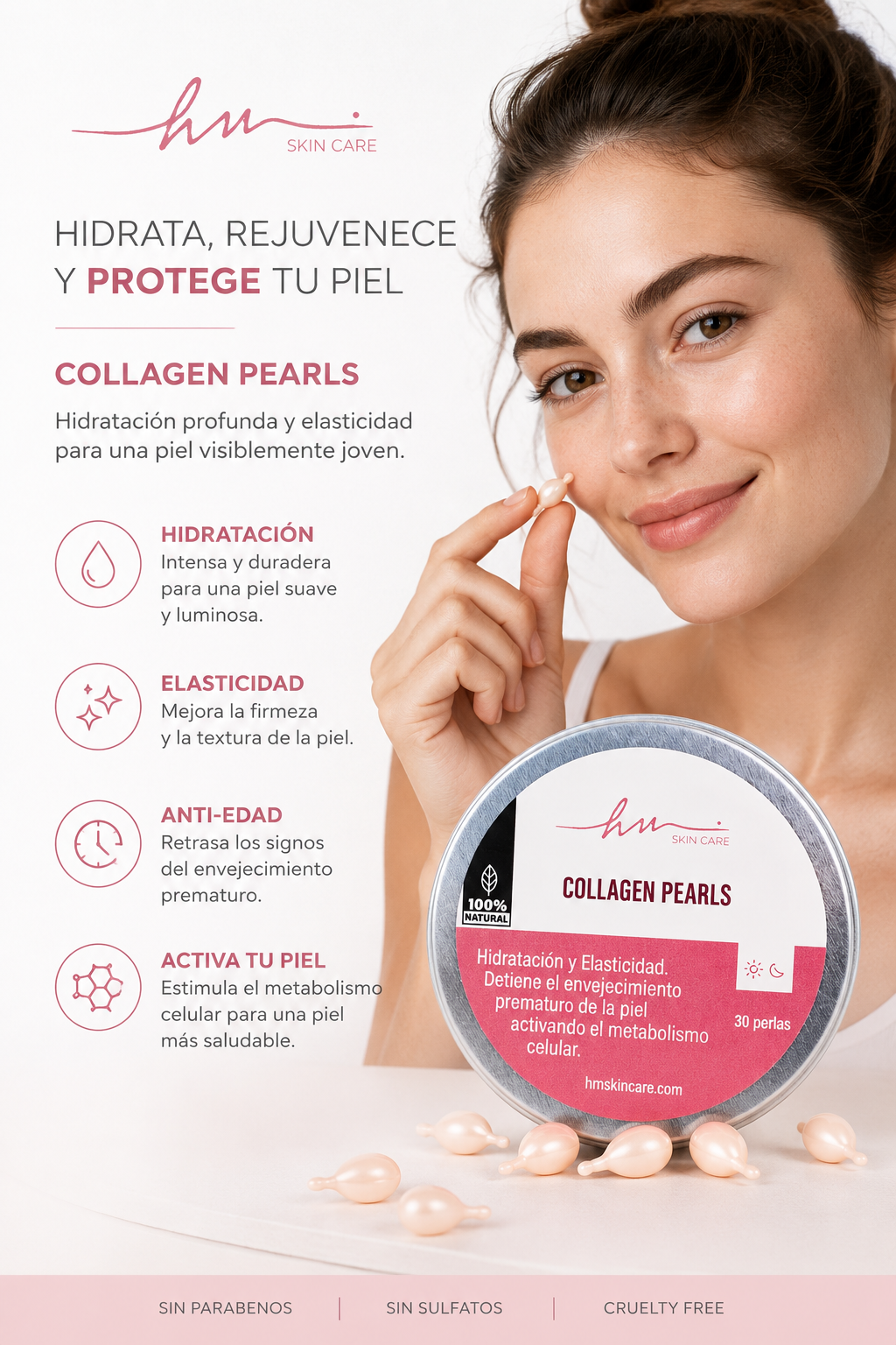 Collagen pearls